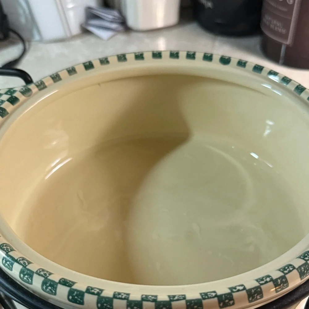 Apple Design Ceramic Casserole Dish with Stand